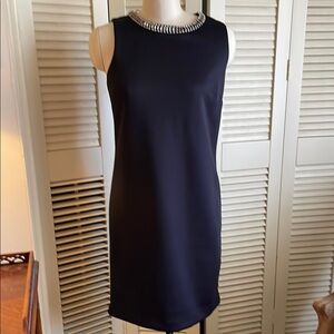 Cynthia Rowley Elegant Black satin Sleeveless Dress